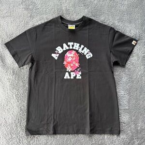 BAPE Sakura College Tee 'Black'